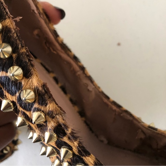 Steve Madden Spike Platform Leopard Heels - Picture 6 of 6